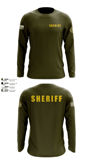 Long Sleeve Performance Shirt, JEFFERSON COUNTY SHERIFFS OFFICE, Police, Teamtime, Team time, sublimation, custom sports apparel, team uniforms, spirit wear, spiritwear, sports uniforms, custom shirts, team store, custom team store, fundraiser sports, apparel fundraiser