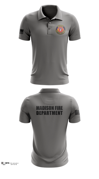 Short Sleeve Performance Polo, Madison Fire Department, Fire Department, Teamtime, Team time, sublimation, custom sports apparel, team uniforms, spirit wear, spiritwear, sports uniforms, custom shirts, team store, custom team store, fundraiser sports, apparel fundraiser