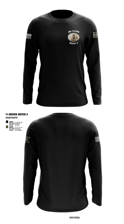 2nd Plt, Doghouse Company, 1/3 TOG 80089099 Long Sleeve Performance Shirt 4