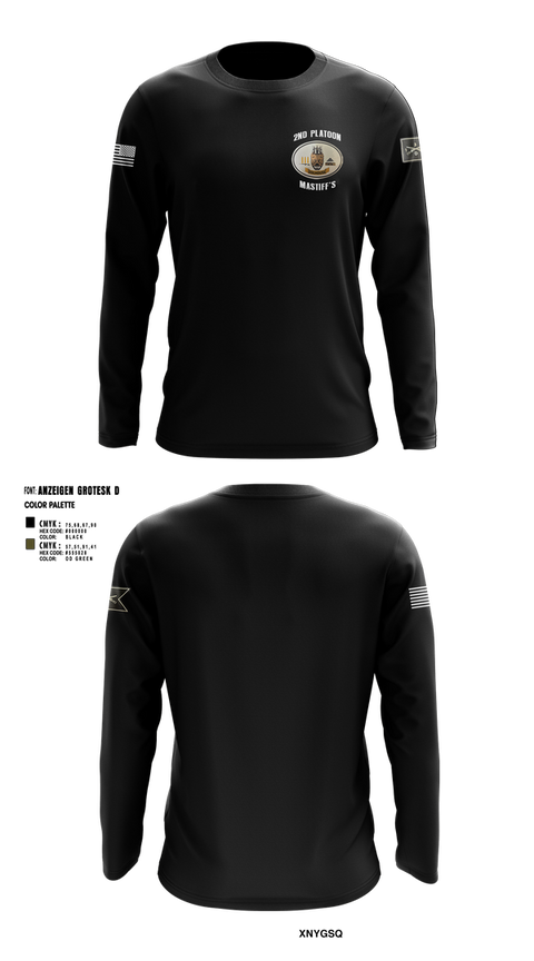 Long Sleeve Performance Shirt, 2nd Plt, Doghouse Company, 1/3 TOG, , Teamtime, Team time, sublimation, custom sports apparel, team uniforms, spirit wear, spiritwear, sports uniforms, custom shirts, team store, custom team store, fundraiser sports, apparel fundraiser