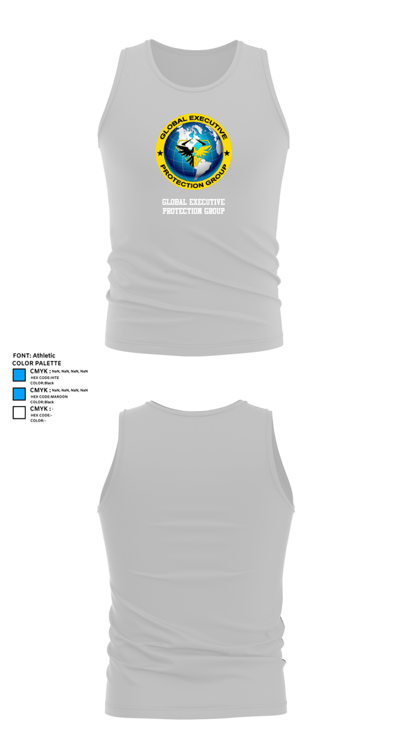 Tank Top, Global executive protection group, , Teamtime, Team time, sublimation, custom sports apparel, team uniforms, spirit wear, spiritwear, sports uniforms, custom shirts, team store, custom team store, fundraiser sports, apparel fundraiser