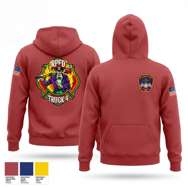 Hoodie, Rockaway Point FD, Fire Department, Teamtime, Team time, sublimation, custom sports apparel, team uniforms, spirit wear, spiritwear, sports uniforms, custom shirts, team store, custom team store, fundraiser sports, apparel fundraiser