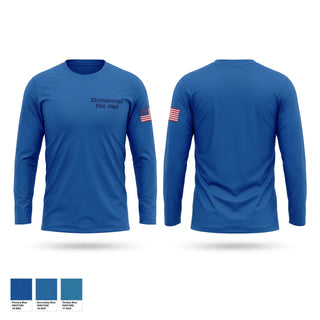Long Sleeve Performance Shirt, Chattanooga Fire dept., Fire Department, Teamtime, Team time, sublimation, custom sports apparel, team uniforms, spirit wear, spiritwear, sports uniforms, custom shirts, team store, custom team store, fundraiser sports, apparel fundraiser