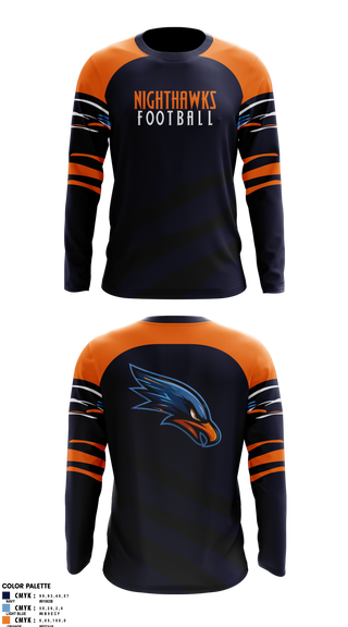 Long Sleeve Performance Shirt, Herbert Akins Road Middle School, Track & Field, Teamtime, Team time, sublimation, custom sports apparel, team uniforms, spirit wear, spiritwear, sports uniforms, custom shirts, team store, custom team store, fundraiser sports, apparel fundraiser
