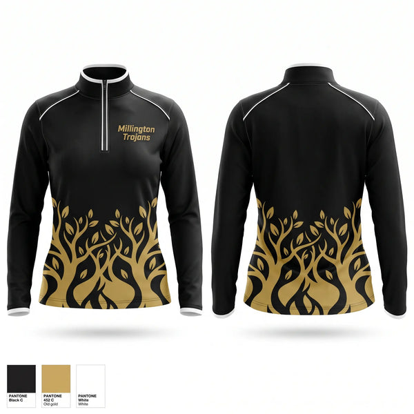 Quarter Zip Jacket, Millington Trojans, Wrestling, Teamtime, Team time, sublimation, custom sports apparel, team uniforms, spirit wear, spiritwear, sports uniforms, custom shirts, team store, custom team store, fundraiser sports, apparel fundraiser