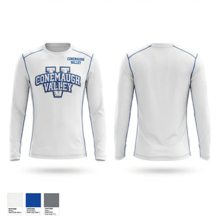 Long Sleeve Performance Shirt, Conemaugh valley, , Teamtime, Team time, sublimation, custom sports apparel, team uniforms, spirit wear, spiritwear, sports uniforms, custom shirts, team store, custom team store, fundraiser sports, apparel fundraiser