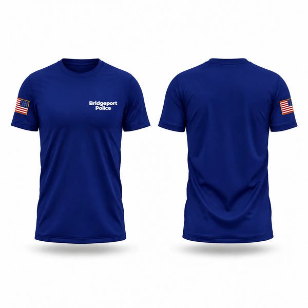 Old School Cotton Feel Shirt, Bridgeport Police, Police, Teamtime, Team time, sublimation, custom sports apparel, team uniforms, spirit wear, spiritwear, sports uniforms, custom shirts, team store, custom team store, fundraiser sports, apparel fundraiser