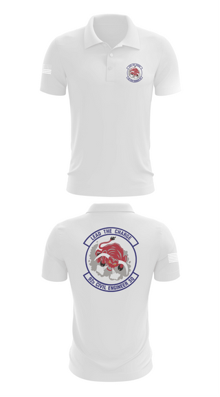 Short Sleeve Performance Polo, 92 CES, Air Force, Teamtime, Team time, sublimation, custom sports apparel, team uniforms, spirit wear, spiritwear, sports uniforms, custom shirts, team store, custom team store, fundraiser sports, apparel fundraiser