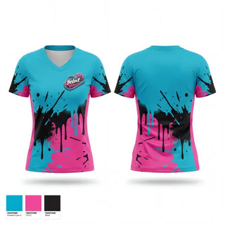 Womens Short Sleeve Vneck Shirt, Beloit Venom, Softball, Teamtime, Team time, sublimation, custom sports apparel, team uniforms, spirit wear, spiritwear, sports uniforms, custom shirts, team store, custom team store, fundraiser sports, apparel fundraiser