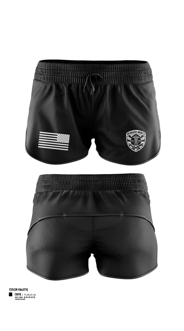 Womens Shorts, MEDIC PLT/HHC/7TB(X), Army, Teamtime, Team time, sublimation, custom sports apparel, team uniforms, spirit wear, spiritwear, sports uniforms, custom shirts, team store, custom team store, fundraiser sports, apparel fundraiser