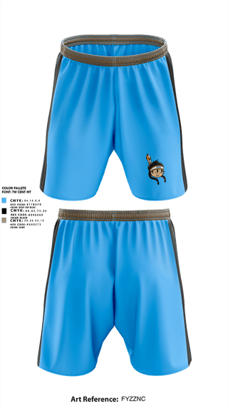 Athletic Shorts With Pockets, Yaquis, Softball, Teamtime, Team time, sublimation, custom sports apparel, team uniforms, spirit wear, spiritwear, sports uniforms, custom shirts, team store, custom team store, fundraiser sports, apparel fundraiser