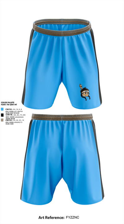 Yaquis  Athletic Shorts With Pockets - 1