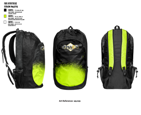 Gear Bag, Chaos, Softball, Teamtime, Team time, sublimation, custom sports apparel, team uniforms, spirit wear, spiritwear, sports uniforms, custom shirts, team store, custom team store, fundraiser sports, apparel fundraiser
