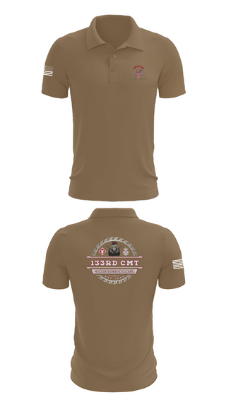 Short Sleeve Performance Polo, 133rd Construction Management Team, , Teamtime, Team time, sublimation, custom sports apparel, team uniforms, spirit wear, spiritwear, sports uniforms, custom shirts, team store, custom team store, fundraiser sports, apparel fundraiser