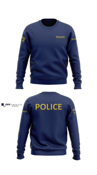 Crew Neck Sweatshirt, City of South Daytona Public Safety, Police, Teamtime, Team time, sublimation, custom sports apparel, team uniforms, spirit wear, spiritwear, sports uniforms, custom shirts, team store, custom team store, fundraiser sports, apparel fundraiser