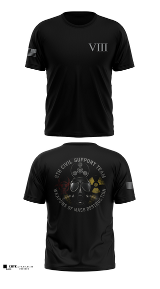 Short Sleeve Performance Shirt, 8th WMD-Civil Support Team, Army, Teamtime, Team time, sublimation, custom sports apparel, team uniforms, spirit wear, spiritwear, sports uniforms, custom shirts, team store, custom team store, fundraiser sports, apparel fundraiser