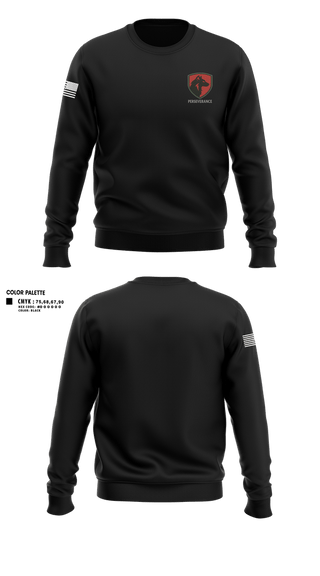 Crew Neck Sweatshirt, Perseverance, Army, Teamtime, Team time, sublimation, custom sports apparel, team uniforms, spirit wear, spiritwear, sports uniforms, custom shirts, team store, custom team store, fundraiser sports, apparel fundraiser