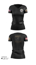 NTAG ORV 70958483 Women's Short Sleeve V-neck Shirt - 21