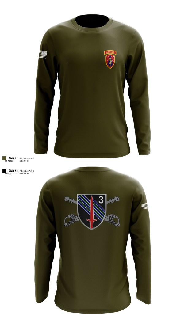 Long Sleeve Performance Shirt, 5th SFAB, , Teamtime, Team time, sublimation, custom sports apparel, team uniforms, spirit wear, spiritwear, sports uniforms, custom shirts, team store, custom team store, fundraiser sports, apparel fundraiser