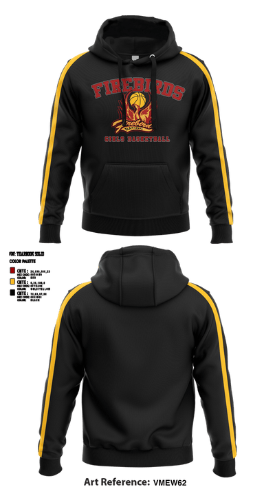 Falcon Middle School Basketball 65038956 Hoodie - 7