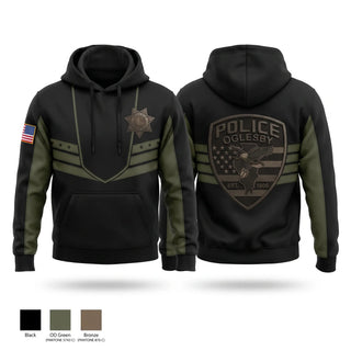 Hoodie, Oglesby, Police, Teamtime, Team time, sublimation, custom sports apparel, team uniforms, spirit wear, spiritwear, sports uniforms, custom shirts, team store, custom team store, fundraiser sports, apparel fundraiser