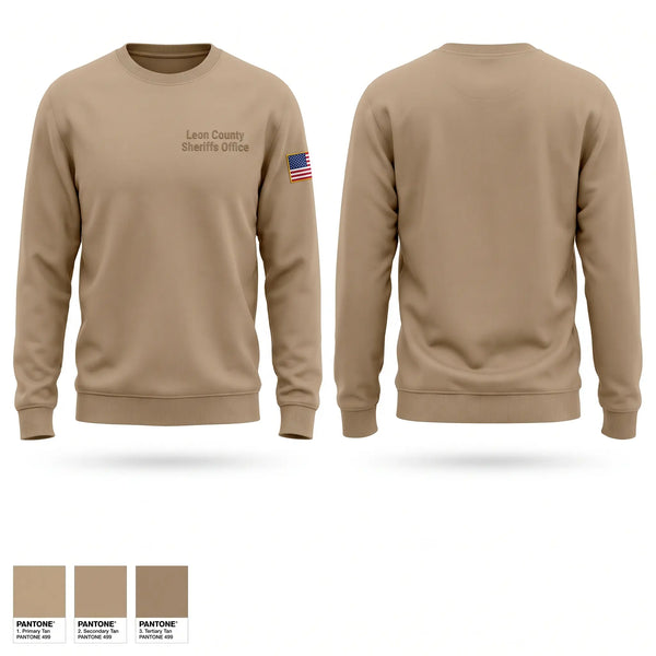 Crew Neck Sweatshirt, Leon County Sheriff's Office, Police, Teamtime, Team time, sublimation, custom sports apparel, team uniforms, spirit wear, spiritwear, sports uniforms, custom shirts, team store, custom team store, fundraiser sports, apparel fundraiser
