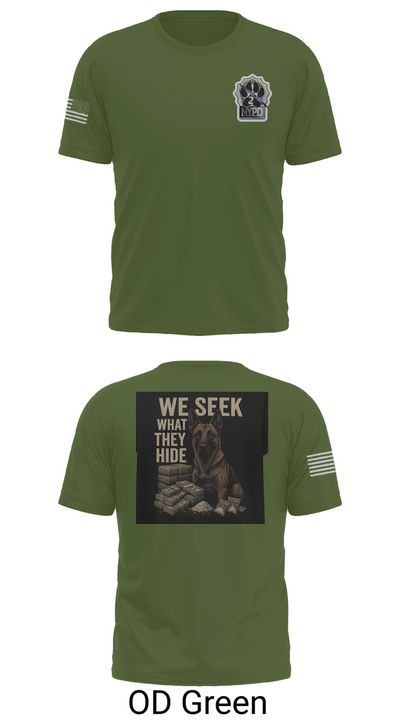 Narcotics K9 63808896 Short Sleeve Performance Shirt - 53