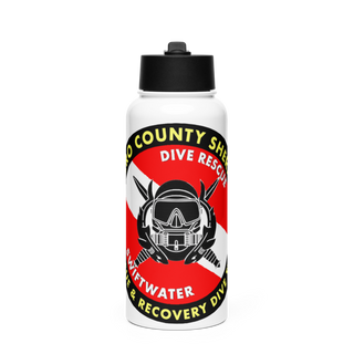 Otero County Sheriff 37164505 Stainless Steel Water Bottle with a Straw Lid
