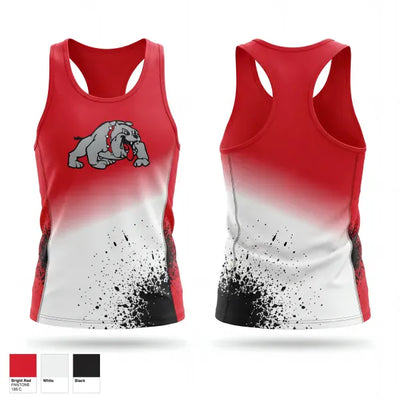 Quinter Bulldogs 54035034 Men's Track Singlet - 1