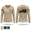 Bayfield County Sheriff K9 Unit Women's Long Sleeve V-neck Shirt - 1