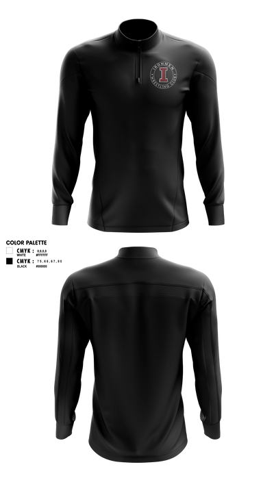 Ironmen Wrestling Club 26-27 Quarter Zip Jacket - 4