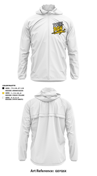 Windbreaker, Twirl PGH, Spirit Store, Teamtime, Team time, sublimation, custom sports apparel, team uniforms, spirit wear, spiritwear, sports uniforms, custom shirts, team store, custom team store, fundraiser sports, apparel fundraiser