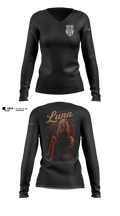 Cerberus unit Women's Long Sleeve V-neck Shirt - 21