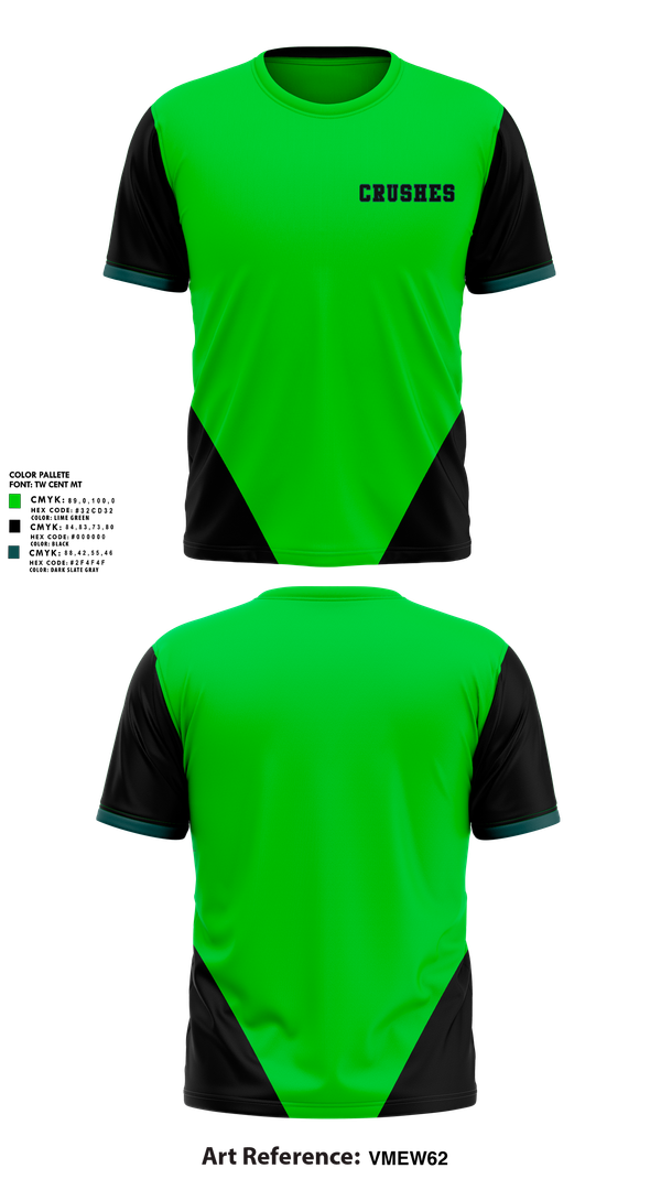 Crushers 25539660 Short Sleeve Performance Shirt - 1