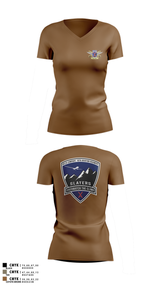 Womens Short Sleeve Vneck Shirt, 2-10 AHB Knighthawks, Army, Teamtime, Team time, sublimation, custom sports apparel, team uniforms, spirit wear, spiritwear, sports uniforms, custom shirts, team store, custom team store, fundraiser sports, apparel fundraiser