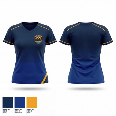 North Ridgeville Shooting Sports 35831428 Women's Short Sleeve V-neck Shirt - 1