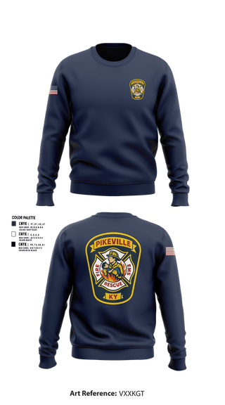 Crew Neck Sweatshirt, PFD, Fire Department, Teamtime, Team time, sublimation, custom sports apparel, team uniforms, spirit wear, spiritwear, sports uniforms, custom shirts, team store, custom team store, fundraiser sports, apparel fundraiser