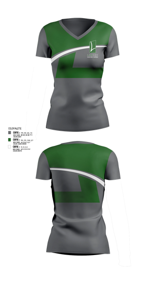 Womens Short Sleeve Vneck Shirt, Lundev, , Teamtime, Team time, sublimation, custom sports apparel, team uniforms, spirit wear, spiritwear, sports uniforms, custom shirts, team store, custom team store, fundraiser sports, apparel fundraiser