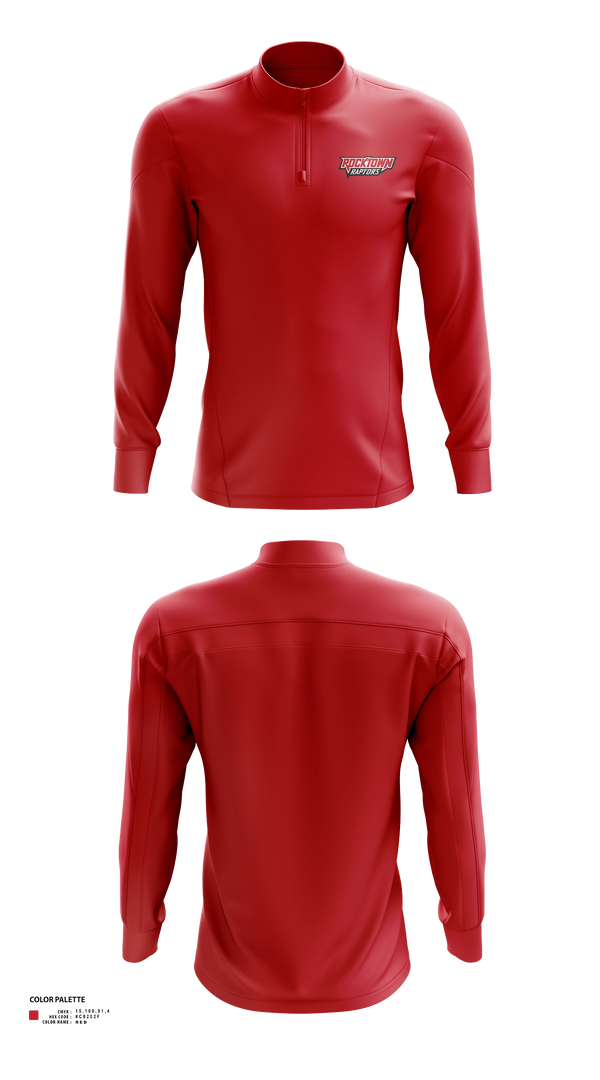 Quarter Zip Jacket, Rocktown High School Basketball, Men's Basketball, Teamtime, Team time, sublimation, custom sports apparel, team uniforms, spirit wear, spiritwear, sports uniforms, custom shirts, team store, custom team store, fundraiser sports, apparel fundraiser