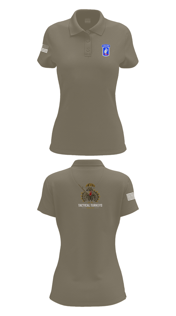 Womens Short Sleeve Performance Polo, OAS-X, Army, Teamtime, Team time, sublimation, custom sports apparel, team uniforms, spirit wear, spiritwear, sports uniforms, custom shirts, team store, custom team store, fundraiser sports, apparel fundraiser
