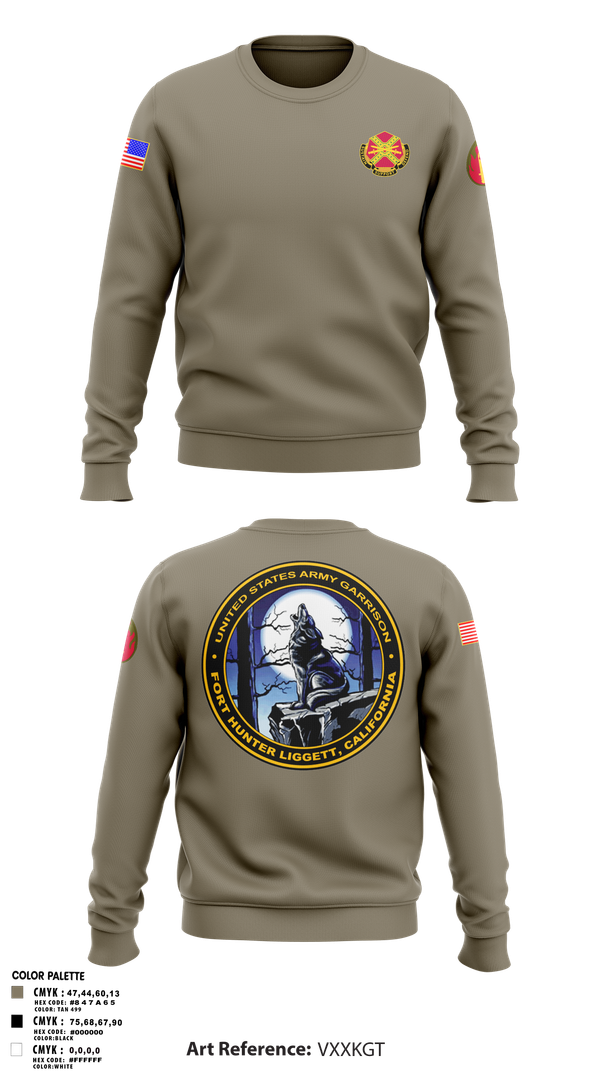 Crew Neck Sweatshirt, FHL Garrison 2, , Teamtime, Team time, sublimation, custom sports apparel, team uniforms, spirit wear, spiritwear, sports uniforms, custom shirts, team store, custom team store, fundraiser sports, apparel fundraiser