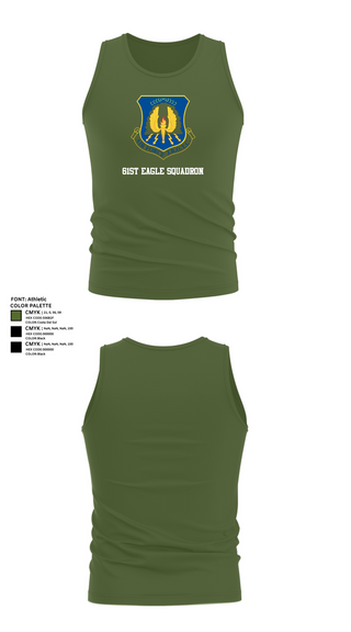 Tank Top, 61st Eagle Squadron, Air Force, Teamtime, Team time, sublimation, custom sports apparel, team uniforms, spirit wear, spiritwear, sports uniforms, custom shirts, team store, custom team store, fundraiser sports, apparel fundraiser
