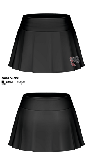 Skort, Buchanan High School Tennis, Tennis, Teamtime, Team time, sublimation, custom sports apparel, team uniforms, spirit wear, spiritwear, sports uniforms, custom shirts, team store, custom team store, fundraiser sports, apparel fundraiser