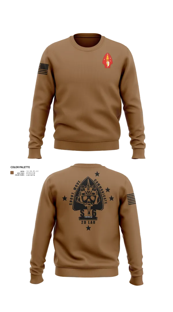 Crew Neck Sweatshirt, 2D LAR Bn, , Teamtime, Team time, sublimation, custom sports apparel, team uniforms, spirit wear, spiritwear, sports uniforms, custom shirts, team store, custom team store, fundraiser sports, apparel fundraiser