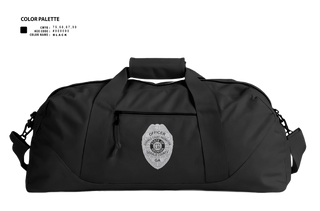 Duffle Bag, DeKalb County Juvenile CourtDeKalb County Juvenile Court, Police, Teamtime, Team time, sublimation, custom sports apparel, team uniforms, spirit wear, spiritwear, sports uniforms, custom shirts, team store, custom team store, fundraiser sports, apparel fundraiser