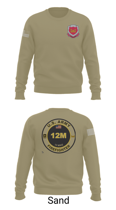 1153rd Firefighter Unit 94672135 Crew Neck Sweatshirt - 81