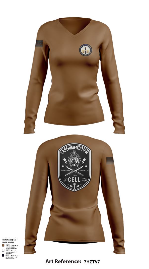 Womens Long Sleeve Vneck Shirt, TCC-1 experimentation, , Teamtime, Team time, sublimation, custom sports apparel, team uniforms, spirit wear, spiritwear, sports uniforms, custom shirts, team store, custom team store, fundraiser sports, apparel fundraiser