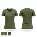 Peoria Police Neighborhood Services Unit Women's Short Sleeve V-neck Shirt - 1