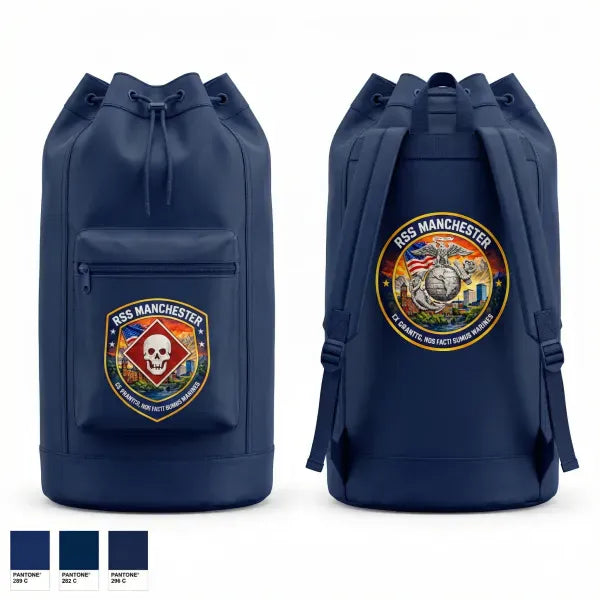 Gear Bag, RSS Manchester, Marines, Teamtime, Team time, sublimation, custom sports apparel, team uniforms, spirit wear, spiritwear, sports uniforms, custom shirts, team store, custom team store, fundraiser sports, apparel fundraiser
