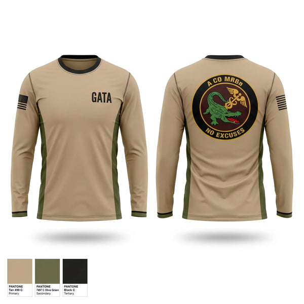 Long Sleeve Performance Shirt, MRBN- A Co, Army, Teamtime, Team time, sublimation, custom sports apparel, team uniforms, spirit wear, spiritwear, sports uniforms, custom shirts, team store, custom team store, fundraiser sports, apparel fundraiser